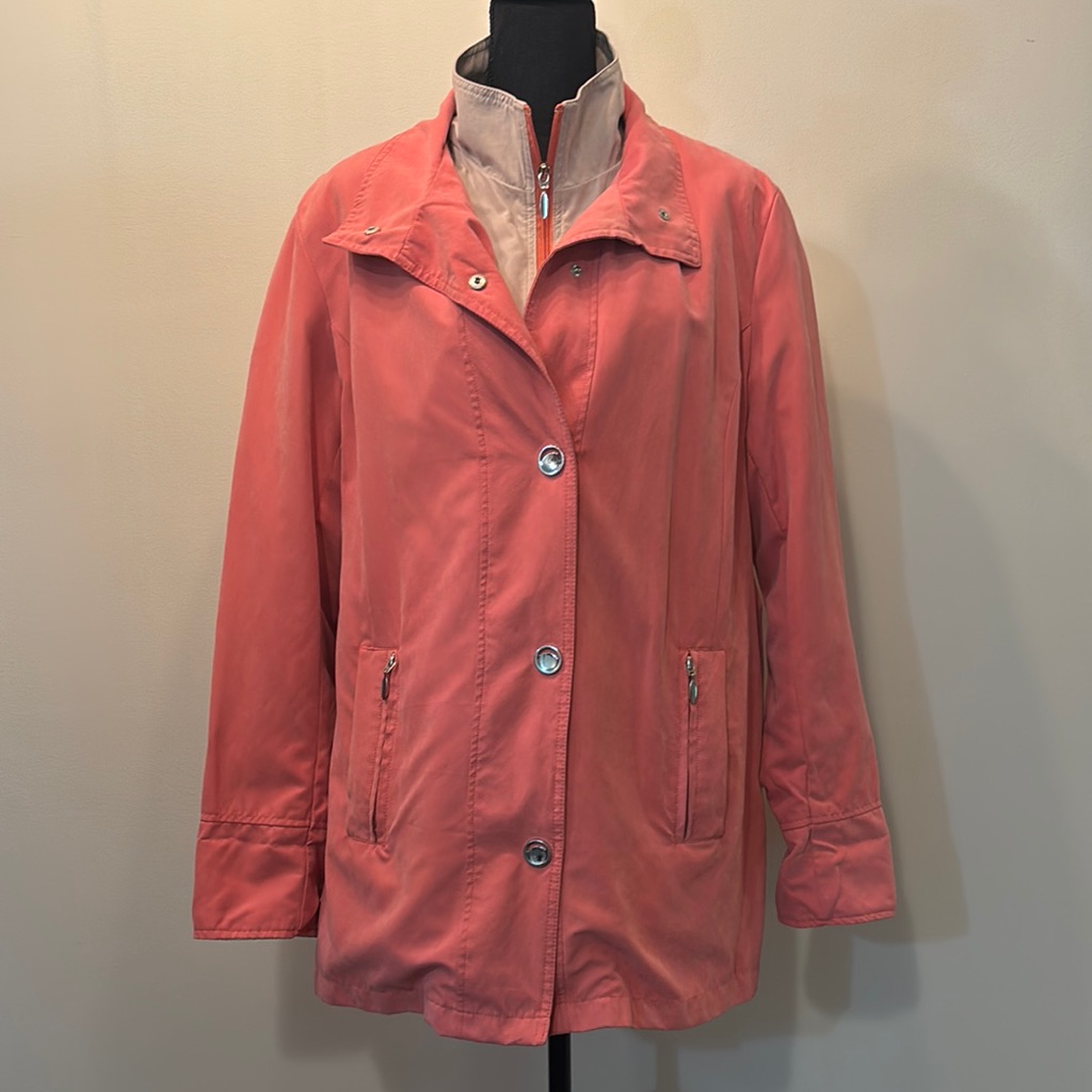 Studio Works Women’s Size L Coral Utility Winter Jacket